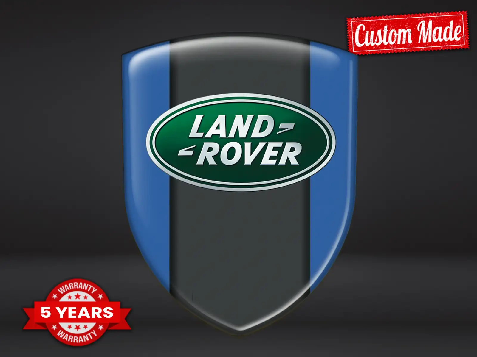 Land Rover Logosticker Gedruckt Racing Anpassbar Exklusiv
